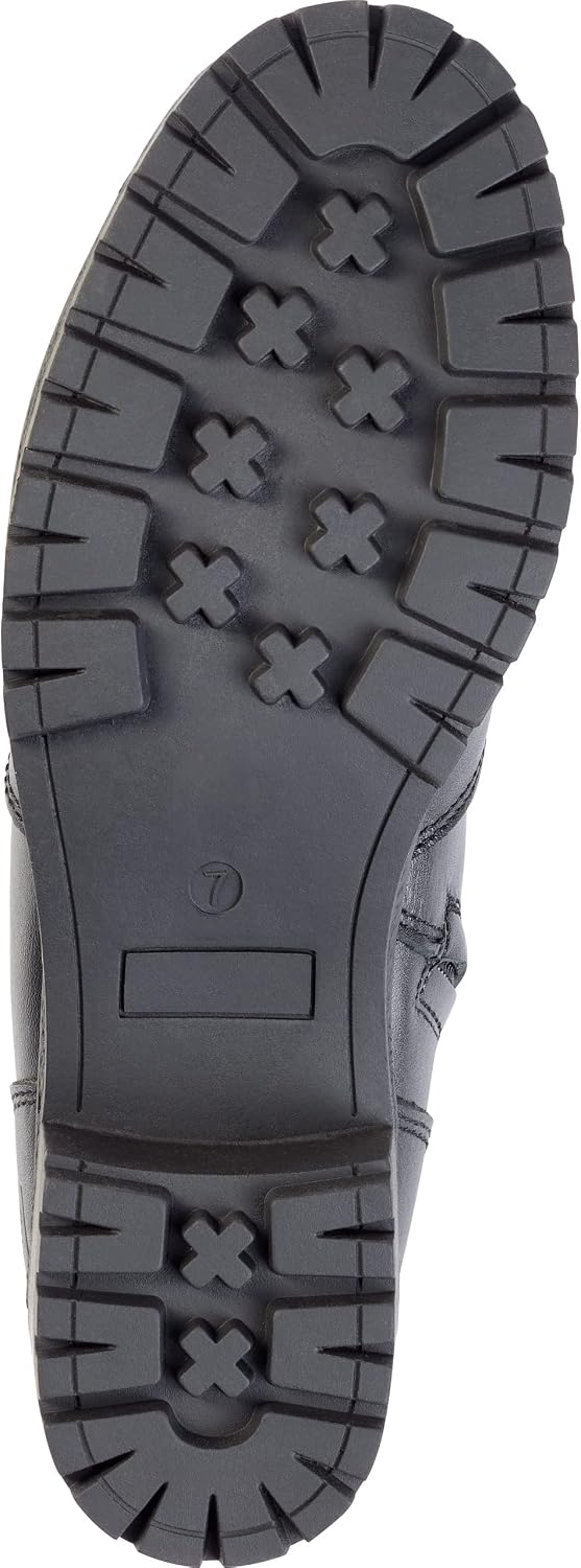Spirit Motors Damen Lederstiefel 1.0 - Kurzschaft - 4cm Absatz - Rindsleder 37 EU Schwarz, 37 EU Sch