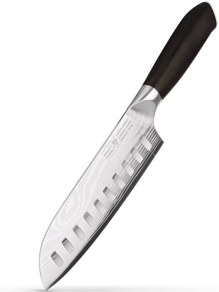 Hannah's Homebrand Santoku Messer & Sushi Messer - verblüffend scharfes Küchenmesser 18 cm Klinge -