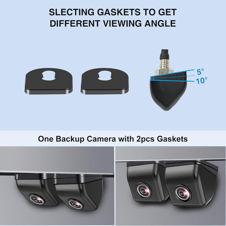 PARKVISION Rückfahrkamera für Auto Robustes Metallgehäuse 1080P HD Backup Kamera, 180° Weitwinkel-Rü