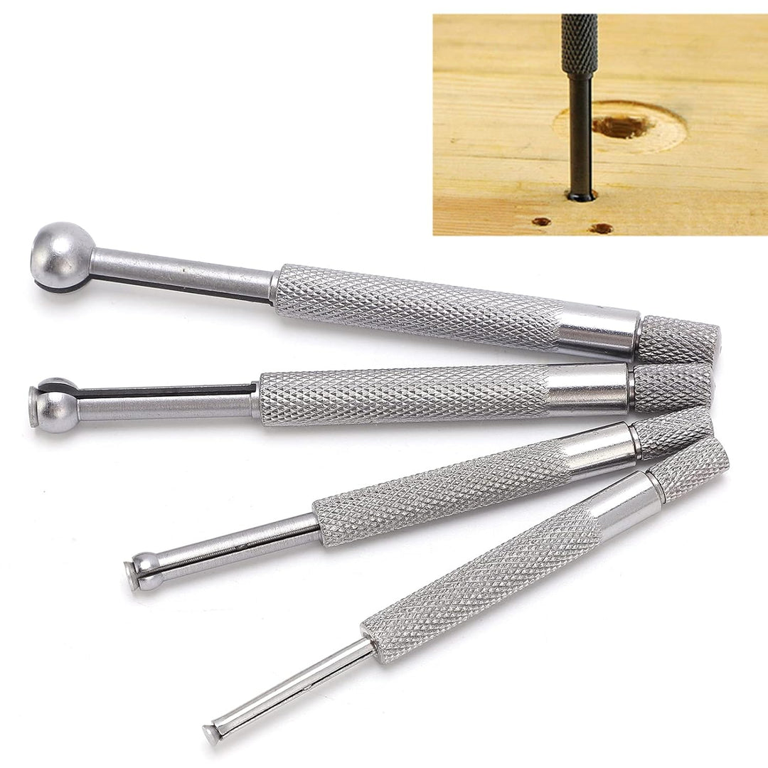 4PCS Lochlehren-Set Vollkugel-Teleskoplehre 3-13 Mm Zum Messen Kleiner Löcher Schlitze Nuten
