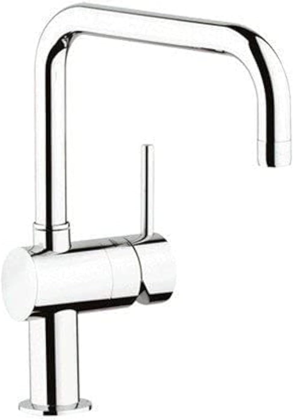 GROHE Minta Küchenarmatur, Schwenkbegrenzung 0°/150°/360°, U-Auslauf 32488000 U-Auslauf Einhand-Spül