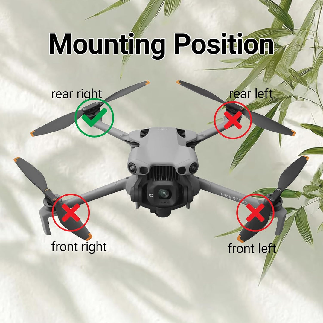 Ersatzarm für DJI Mini 5 Pro – Ersatzteil für Armabdeckung und Drohnen-Zubehör (Rear Right Arm Shell