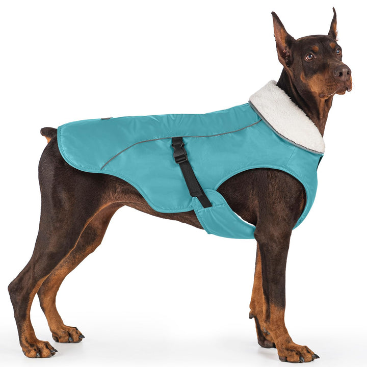 EMUST Hundewintermantel, dicke winddichte Winter-Hundejacke, Haustier-Hundewintermantel für kleine/m