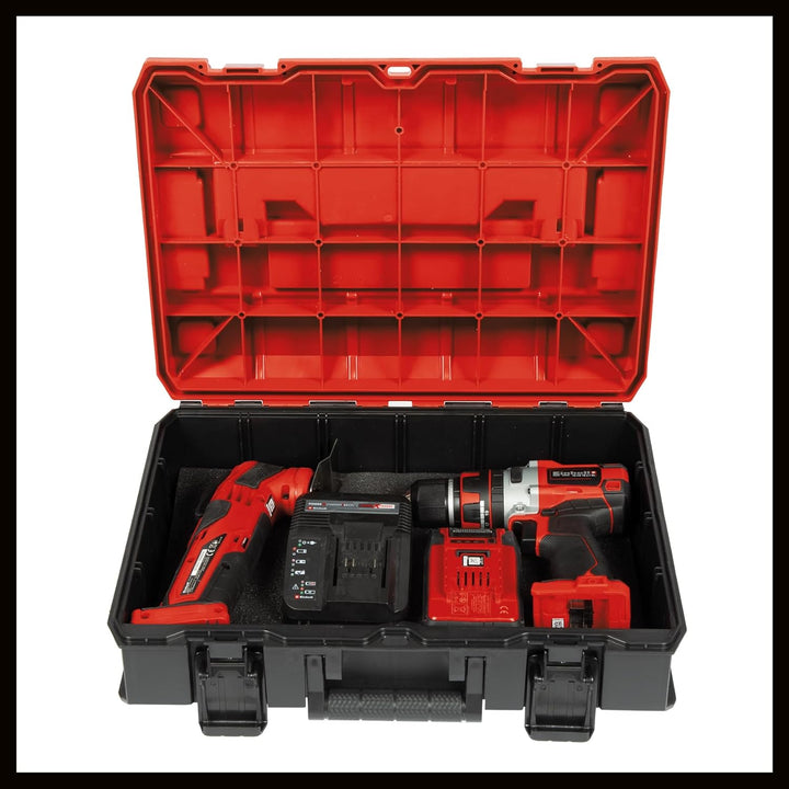 Original Einhell E-Case S-F Systemkoffer (max. 25 kg, universelle Aufbewahrung und Transport von Zub