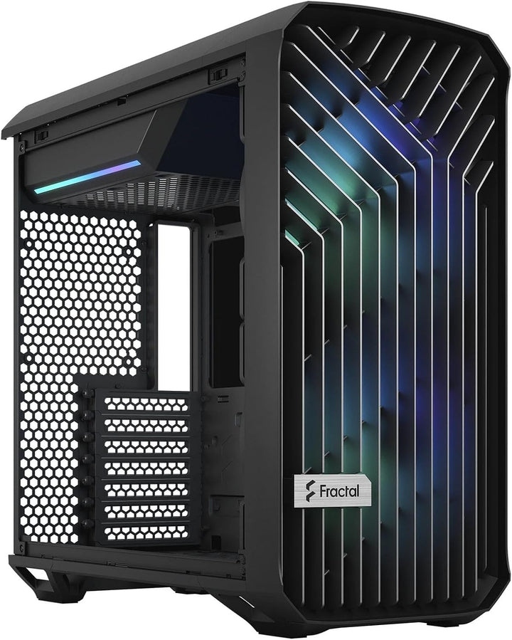 Fractal Design Torrent Compact RGB Black - Light Tint Tempered Glass Side Panels - Open Grille for M