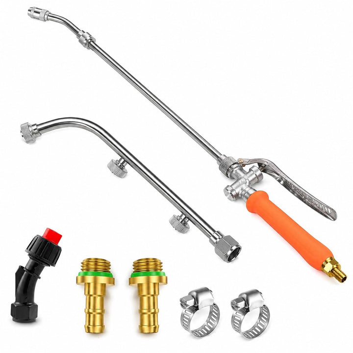 1 Stück Teleskop Sprühstab Aus Metall, Verstellbare Gartenbrause Mit 3 Düsen &amp; Universellem Messing-