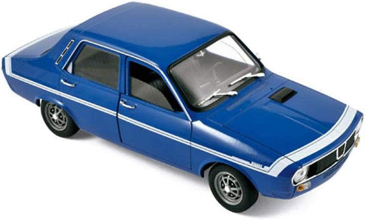 Norev - Renault 12 Gordini 1971-Bleu-de-France Miniatur-Fahrzeug im Massstab 1:18, 185210, blau