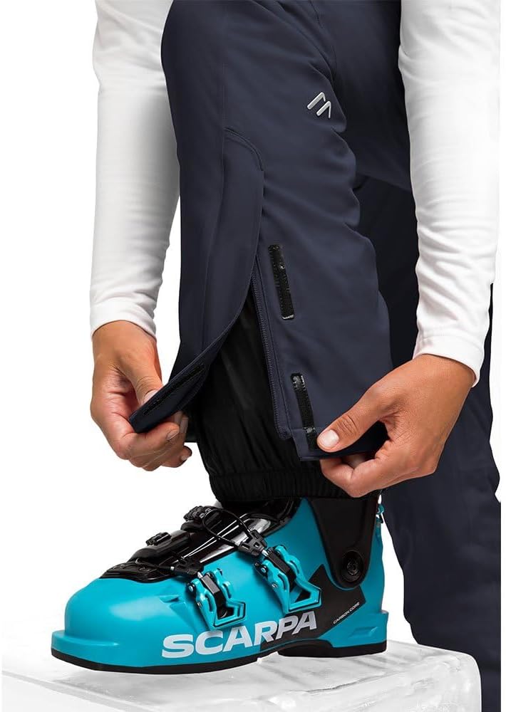 Maier Sports Allissia Slim, Enganliegende Damen Skihose, wasserdichte Schneehose, Stretchmaterial un