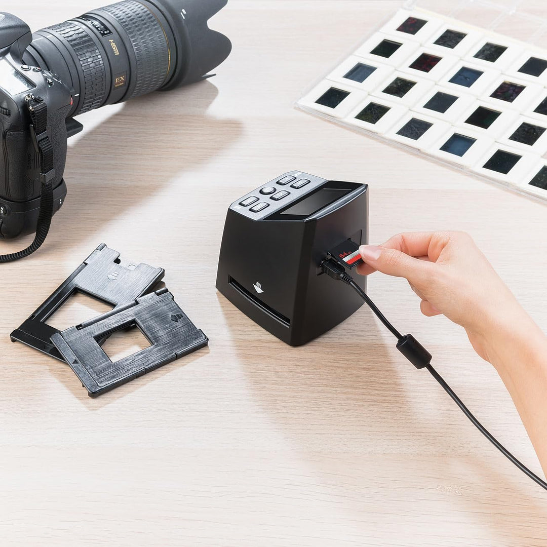Somikon Negativscanner: Stand-Alone-Dia- und Negativ-Scanner mit 16-MP-Sensor, 4.920 DPI (Negativ- u