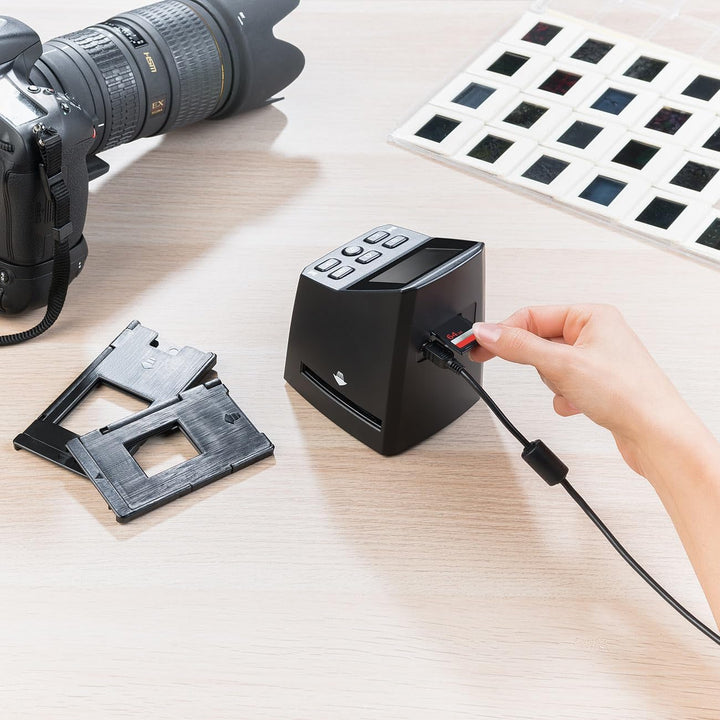 Somikon Negativscanner: Stand-Alone-Dia- und Negativ-Scanner mit 16-MP-Sensor, 4.920 DPI (Negativ- u