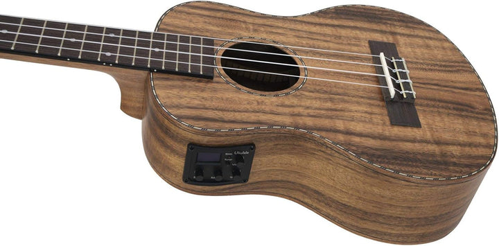 DIMAVERY UK-600 Tenor-Ukulele, Akazie mit Tonabnehmer