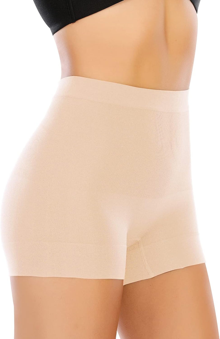 YARRCO Nahtlose Miederhose Leicht Formende Bauchweg Unterhose Damen Shapewear Kurze Leggings Miederp