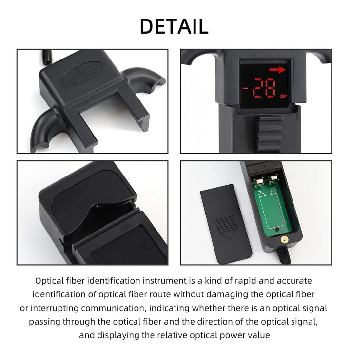 Fiber Test Tools Glasfaser-Identifikator, 800-1700