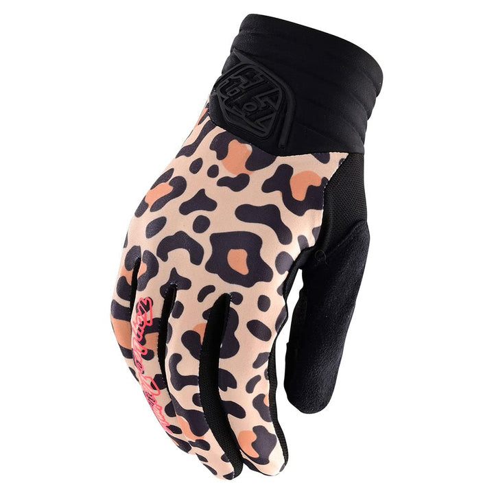 Troy Lee Designs Luxe Leopard Damen Motocross Handschuhe