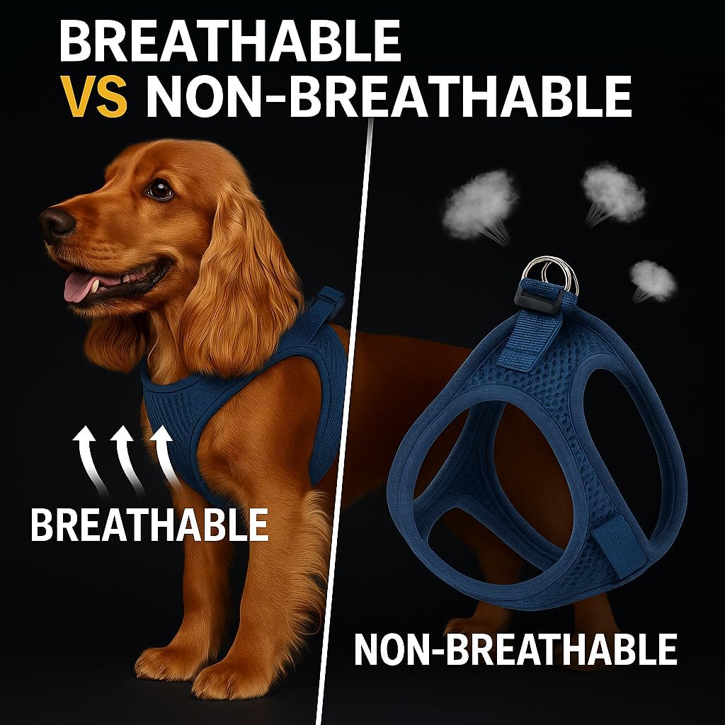 Hundegeschirr - hundegeschirr kleine Hunde - 30–35cm A. Brust / 37–40cm B. Bauch - Flamingo Harness