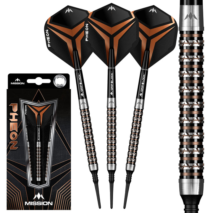 Mission Pheon Black & Bronze Electro 90% Softdarts 20 Gramm
