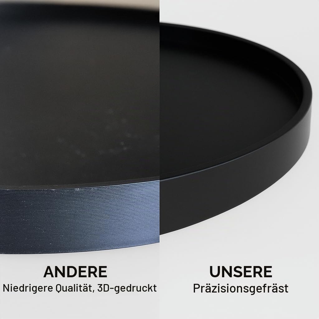 Rundes Plateau für Akustikwandpaneel -Akupanel - Akustikpaneele - Akustikpaneel - 2 Stück - Kein Boh