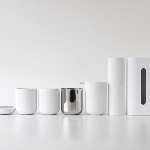 Alessi Seifenspender BIRILLO weiss CL 30 - CM 11,5x9,5 H CM 13,5 LxBxH 11,5x9,5x13,5cm/30cl Weiss, L