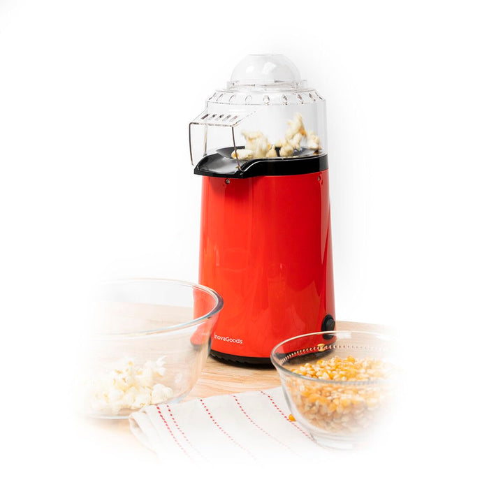 InnovaGoods® Popcornmaschine mit Luft, schnelles Kochen ohne Fett (2-3 min), Temperatur ca. 200 °C +