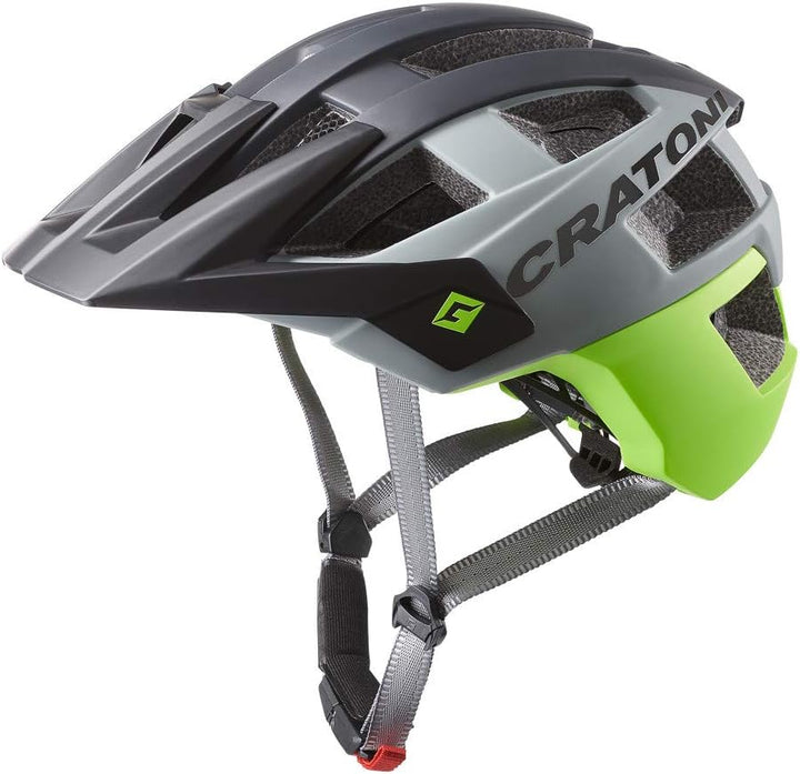 Cratoni AllSet MTB Helm schwarz/grün M-L (58-61 cm), M-L (58-61 cm)