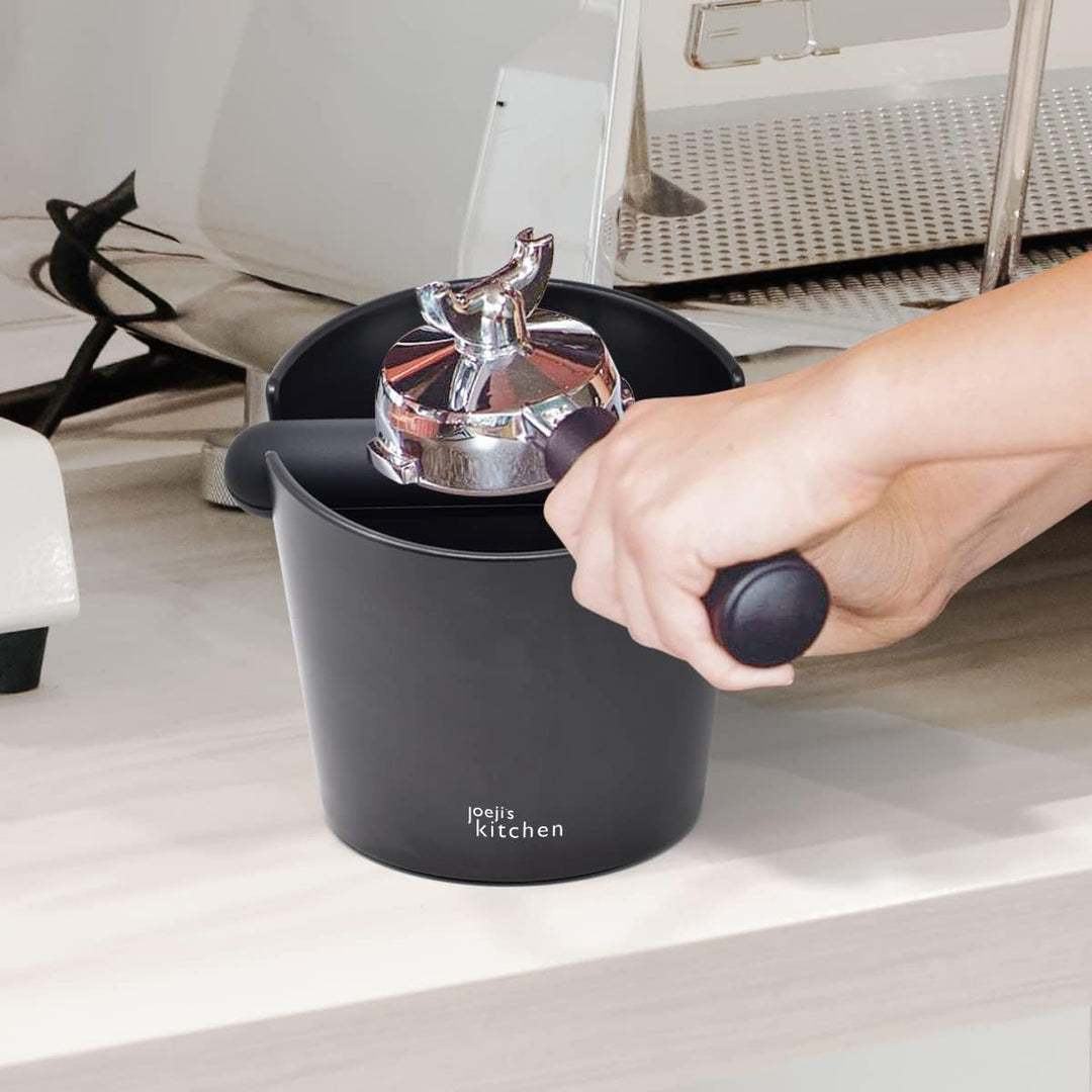 Joeji's Kitchen Abklopfbehälter Klopfbox für Siebträger Zubehör Maschinen Espresso - Knock Box Absch