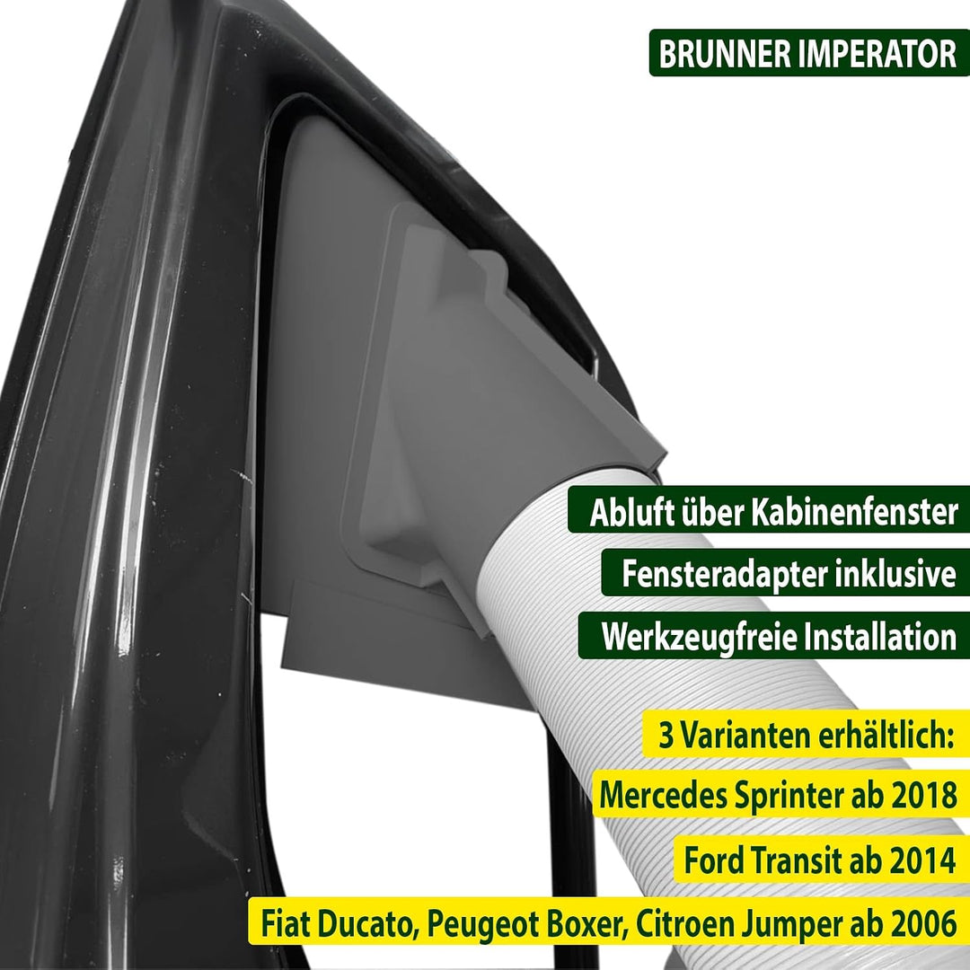 BRUNNER IMPERATOR leistungsstarkes tragbares Klimasystem Reisemobile Vans passend Mercedes Sprinter