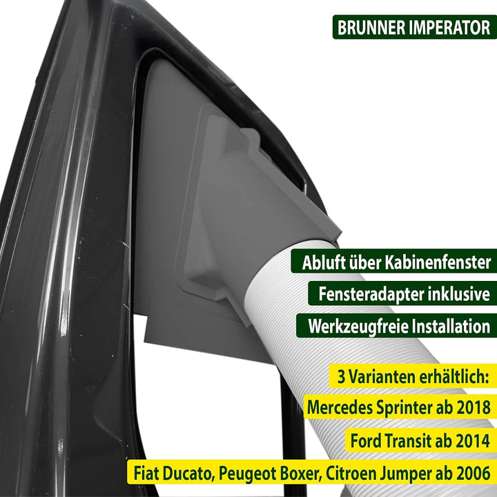 BRUNNER IMPERATOR leistungsstarkes tragbares Klimasystem Reisemobile Vans passend Mercedes Sprinter