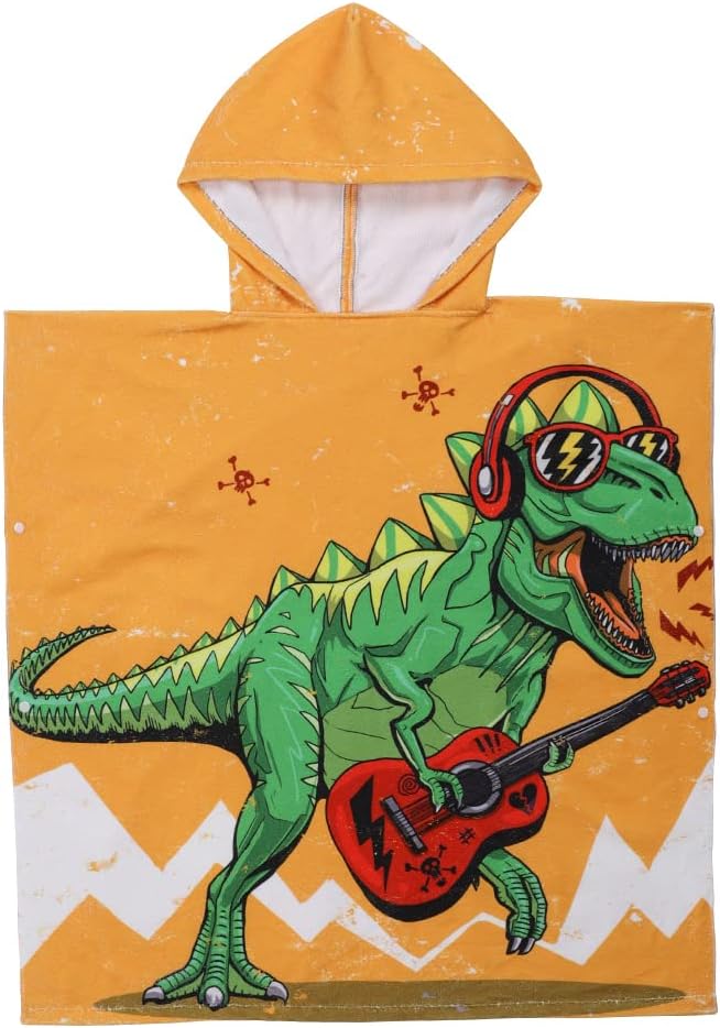 KAKU NANU Badetücher Badehandtuch Kinder, Exquisites Muster Bademantel Badeponcho Badeponcho Kinder