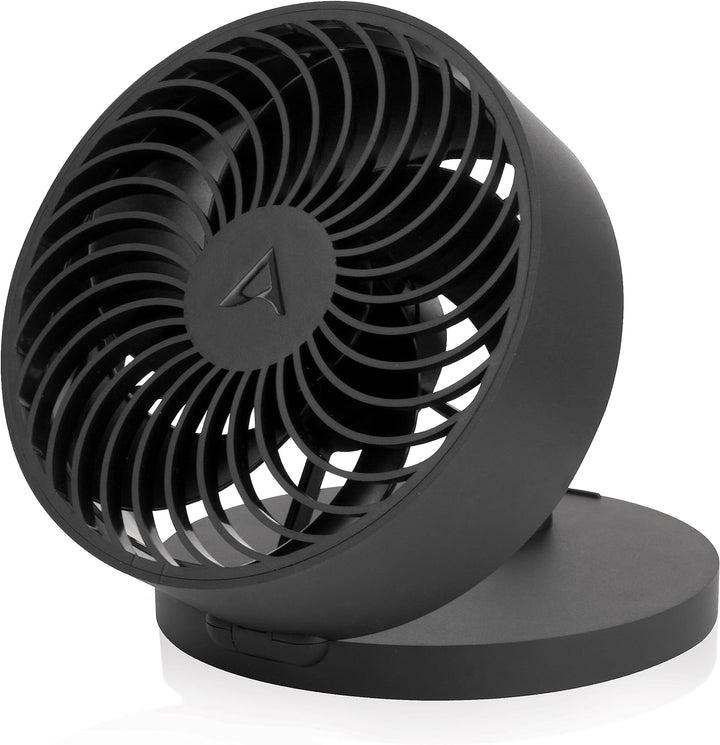 ARCTIC Summair Plus - Zusammenklappbarer Tischventilator mit integriertem Akku, USB-C Anschluss (ink