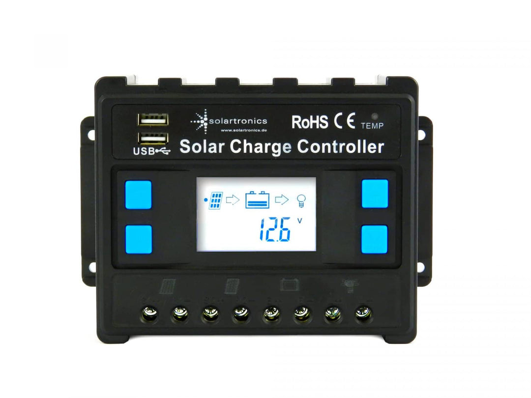 solartronics Zubehör Solar Set 1500 Watt Wandler 30A Laderegler Stecker Kabel Batterie Laderegler Ph