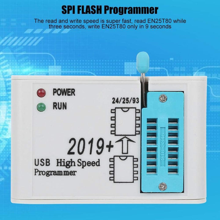 EZP2019 USB Programmierer Socket Adpter-Programmierer USB-Programmiermodul Hochgeschwindigkeits-SPI