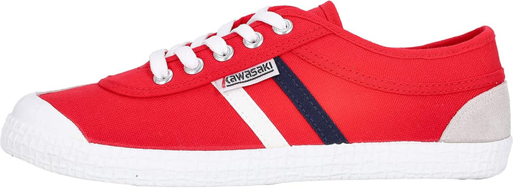 Kawasaki Unisex Sneaker Retro Canvas 36 EU 4012 Fiery Red, 36 EU 4012 Fiery Red