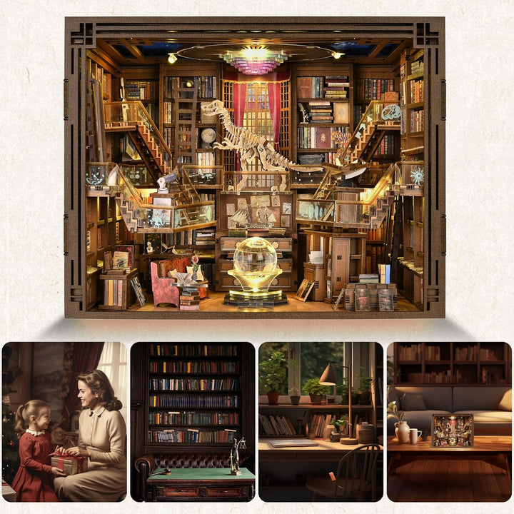 Book Nook Kit, DIY Miniatur Puppenhaus Booknook Kit(Beyond Library Max), Beyond Library Max