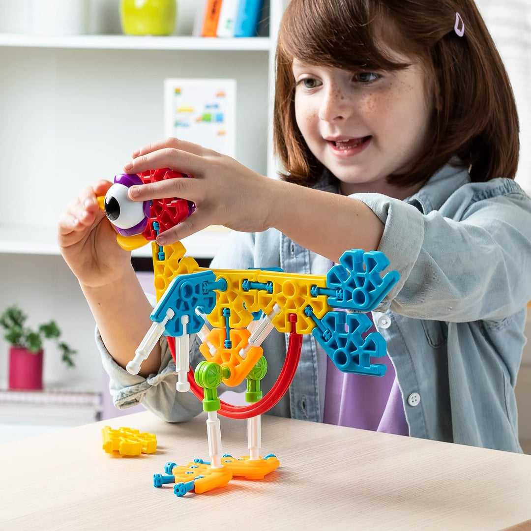 Basic Fun 85052 Kid K'NEX Farmin' Friends 20 Model Building Set 61pc