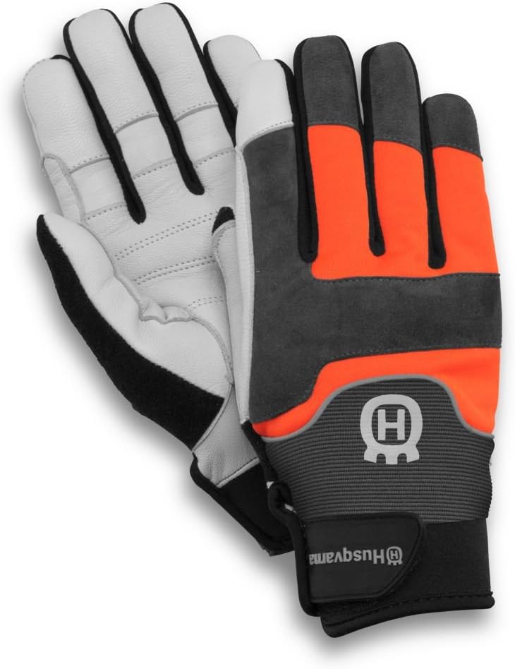 Husqvarna Technical Gartenhandschuhe, Polyester, schwarz, grau, orange