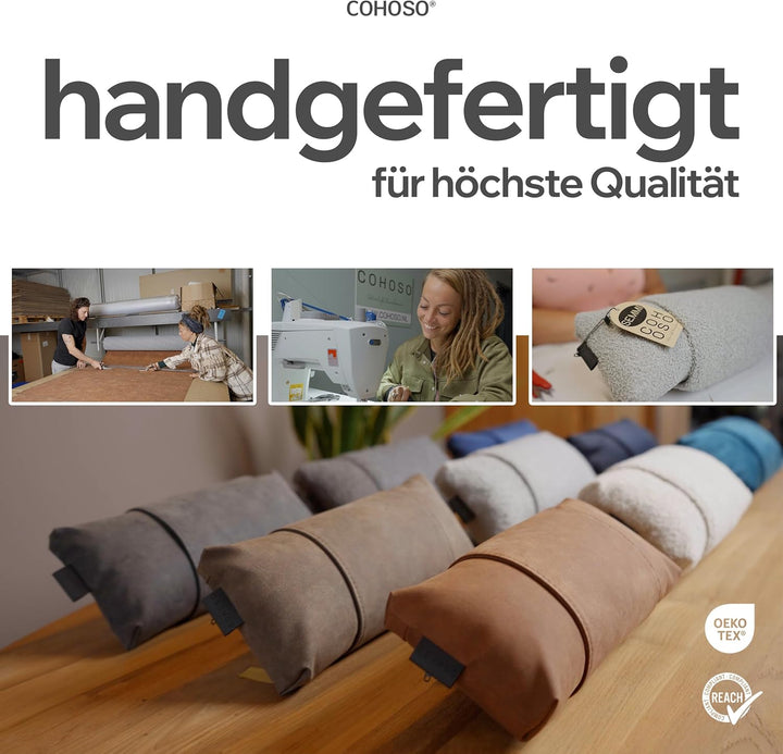 COHOSO® Nackenkissen für Gartenstühle mit Gegengewicht - Sesselkissen Kopfstütze für Sofa &amp; Couch, K