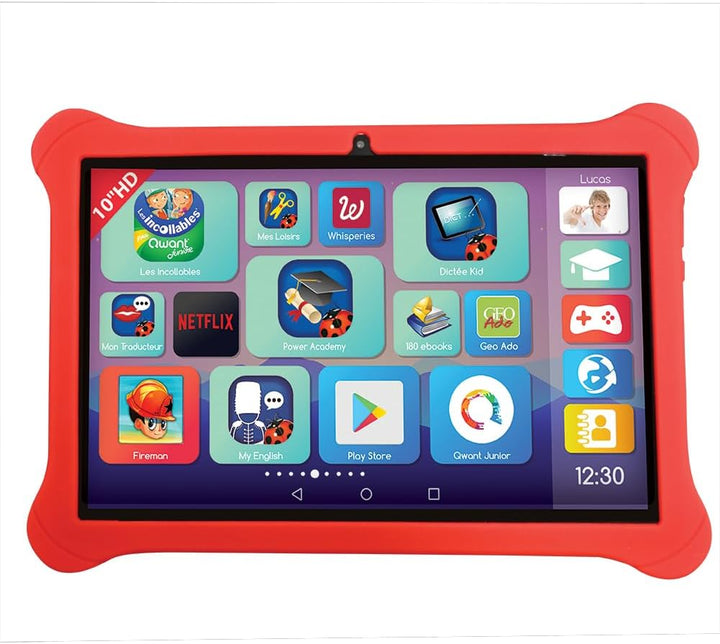 Lexibook, Lexipad 10 Zoll Tablet Ludo auf Android, entworfen für die ganze Familie, Lerninhalte und