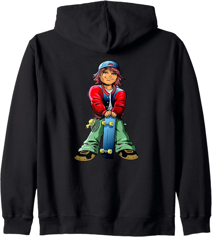 Skater Style Pro Skateboarding Tricks Geschenke für Teen Jungen Kapuzenjacke