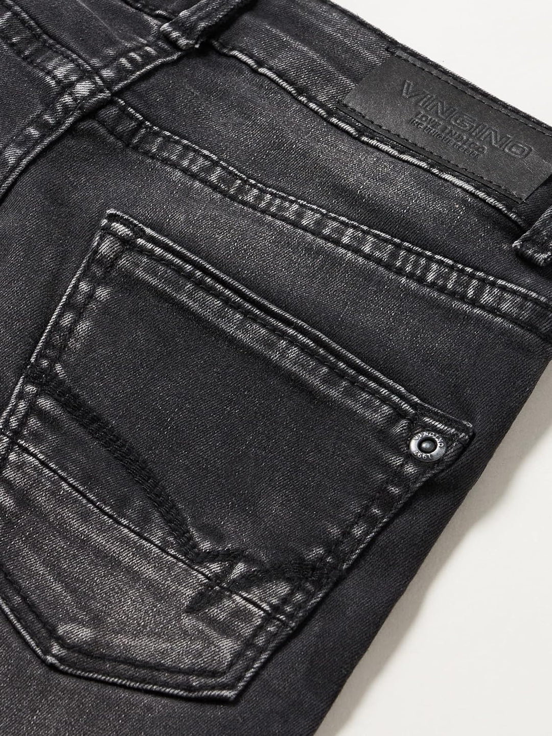 Vingino Mädchen Bettine Jeans, Black Vintage