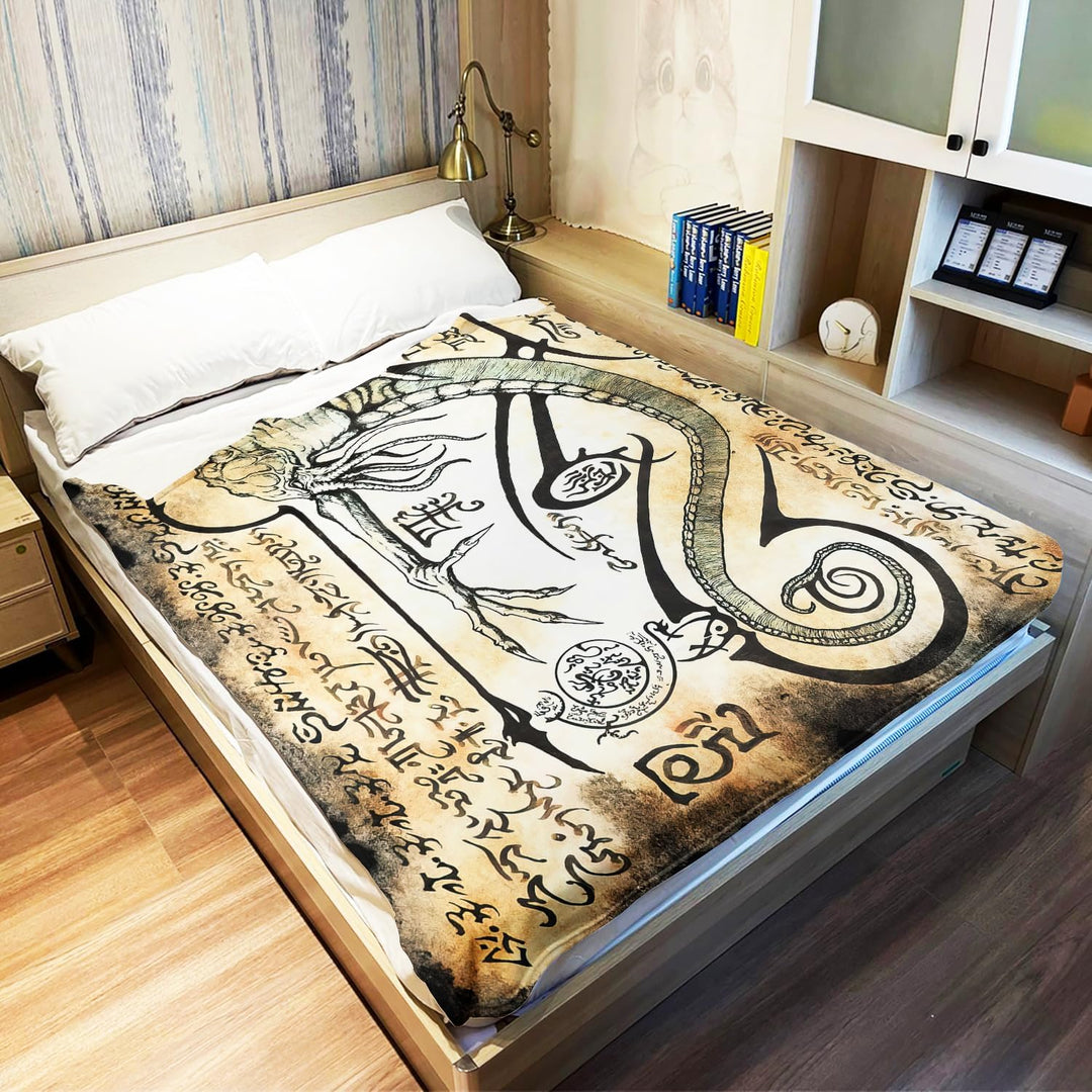 YISUMEI Decke 150x200 cm Kuscheldecken Sanft Flanell Weich Fleecedecke Bettüberwurf Die Rituale von