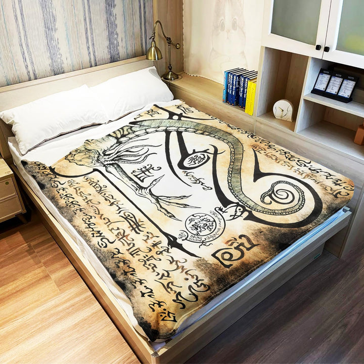 YISUMEI Decke 150x200 cm Kuscheldecken Sanft Flanell Weich Fleecedecke Bettüberwurf Die Rituale von