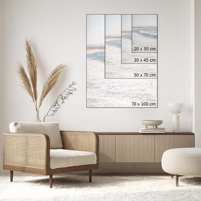Bildershop-24 Bilderrahmen Milano Aluminium Alubilderrahmen 45 x 90 cm Weiss Fotorahmen, Wechselrahm
