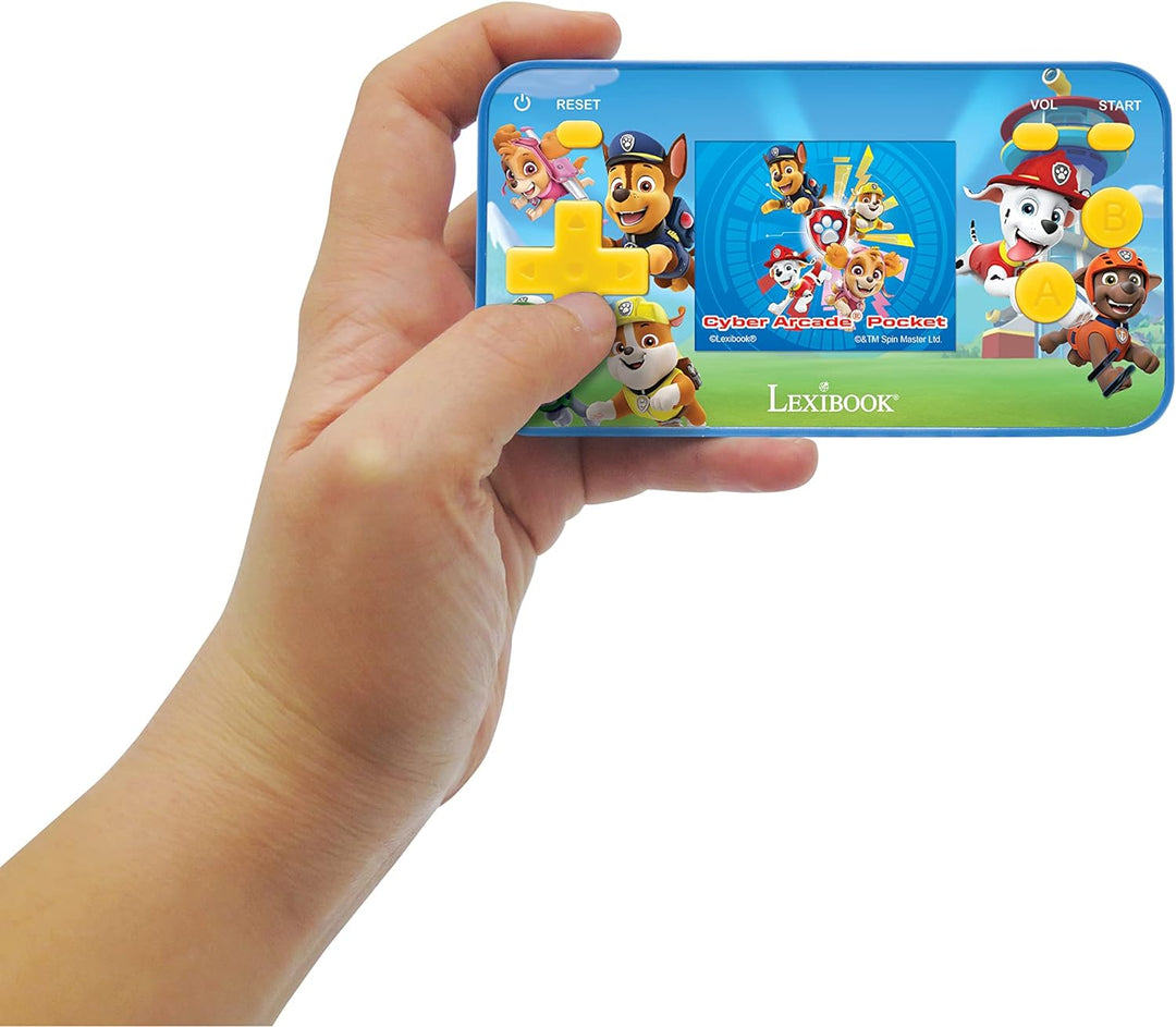 Lexibook Paw Patrol Helfer auf Vier Pfoten Chase Cyber Arcade Pocket Tragbare Spielkonsole, 150 Gami