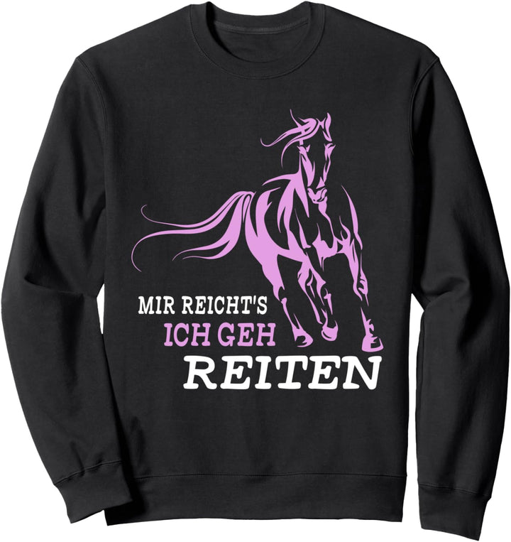 Pferde Tshirt Reiterin Reit Damen Mädchen Kinder Sachen Sweatshirt