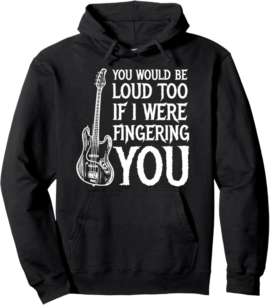 Lustige Bassgitarre Bassist Bassist Musiker Musik Pullover Hoodie