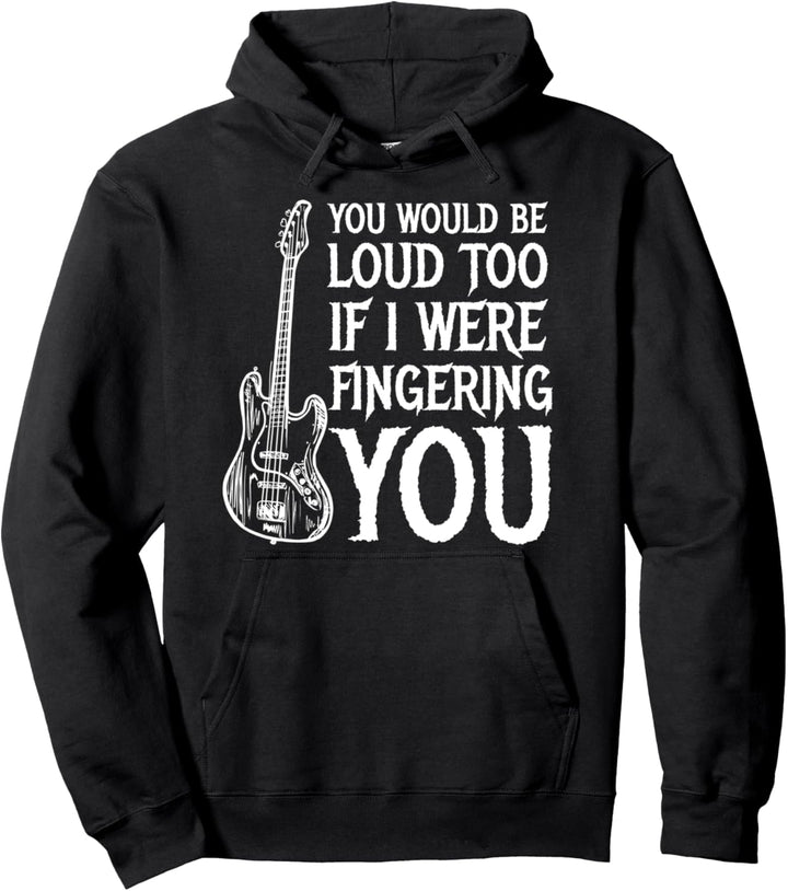 Lustige Bassgitarre Bassist Bassist Musiker Musik Pullover Hoodie