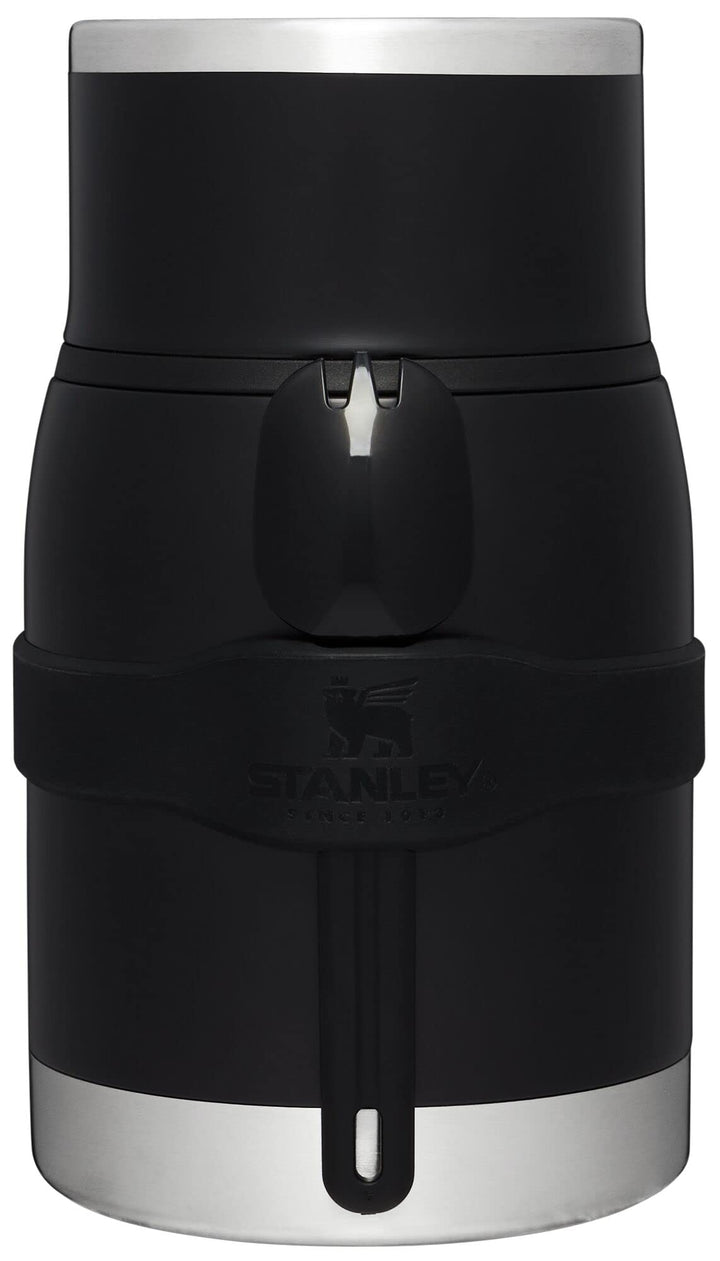 Stanley Adventure to Go Isoliergefäss und Göffel 24 Ounces Black Glow, 24 Ounces Black Glow