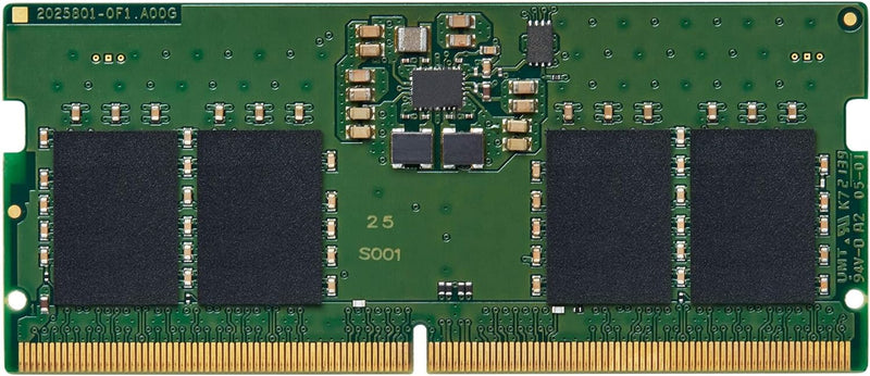 Kingston ValueRAM 8GB 5200MT/s DDR5 Non-ECC CL42 SODIMM 1Rx16 KVR52S42BS6-8 Laptop-Speicher 8GB 5200