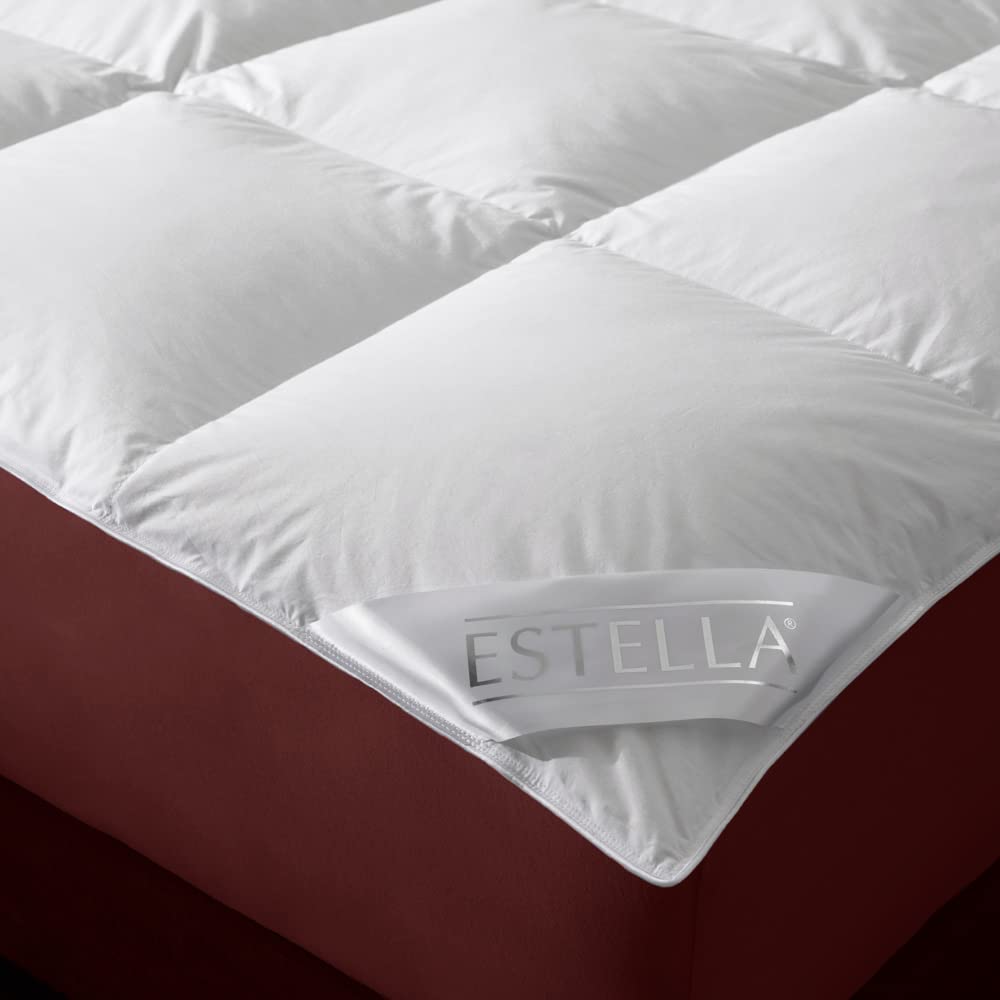 ESTELLA Bettdecke Winter Elegance | Weiss | 135x200 cm | Ultraleicht &amp; wärmend, 135x200 cm