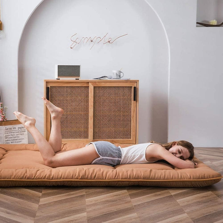 MAXYOYO Klappmatratze Futon Matratze Bodenmatratze Gepolsterte Japanische Tatami Gesteppte Bett, Dic